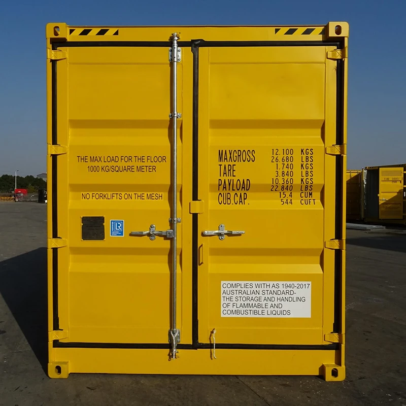 Conteneur d'expédition de marchandises dangereuses