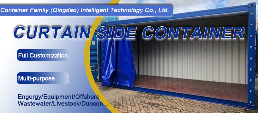 Curtain Side Intermodal Container